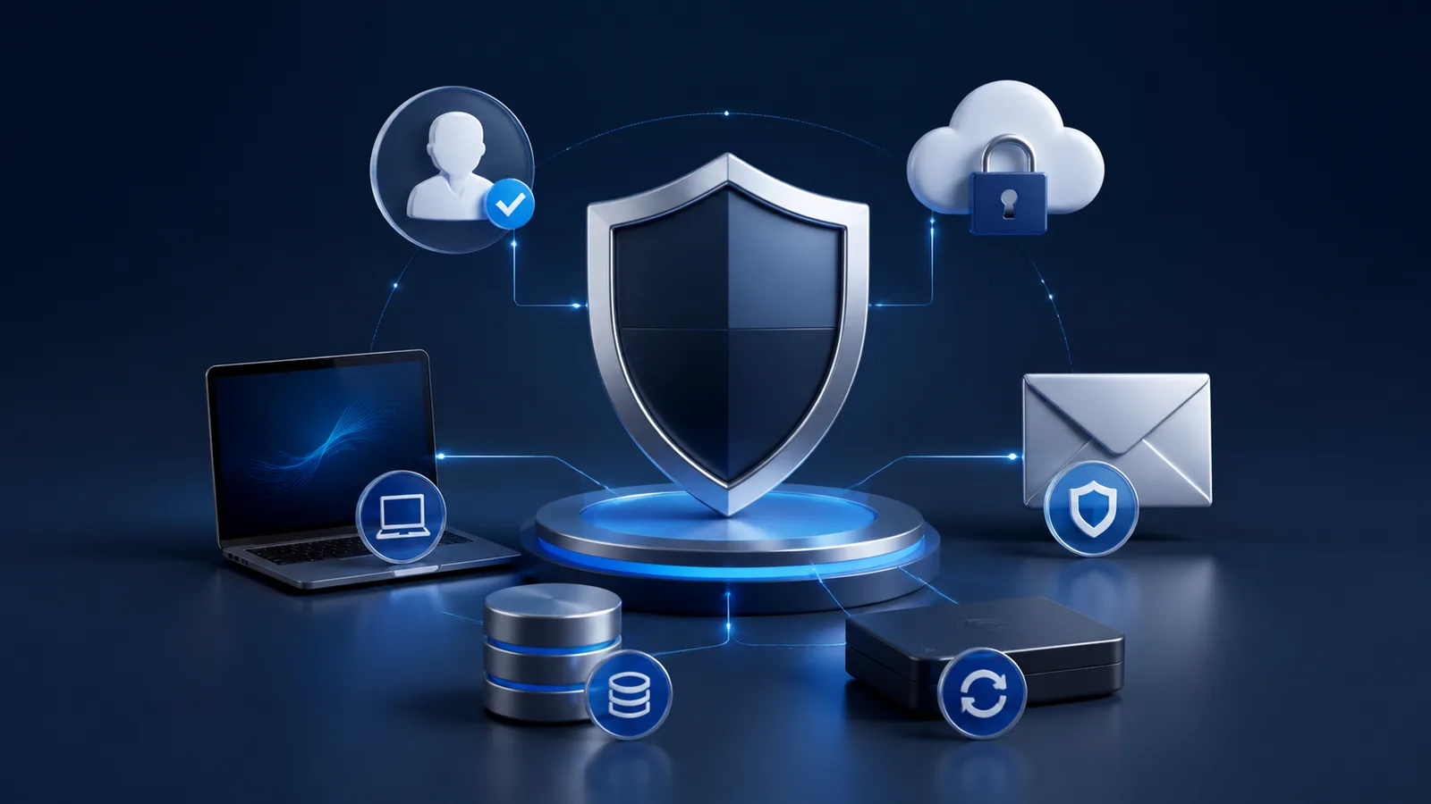 Protección digital empresarial aplicada a identidades, equipos y datos
