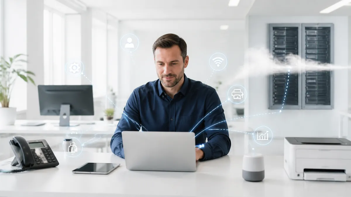 Servicios empresariales conectados mediante una arquitectura cloud integrada